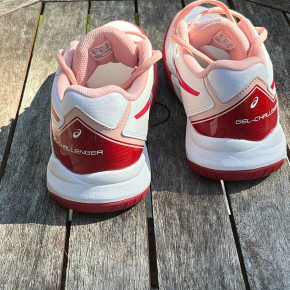 BNIB Asics Gel Challenger 13 / Women's 9.5 / White/Cranberry - Picture 13 of 16